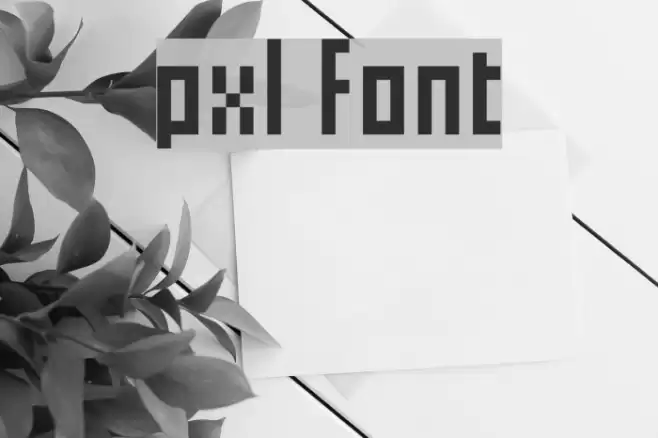 pxl Font examples