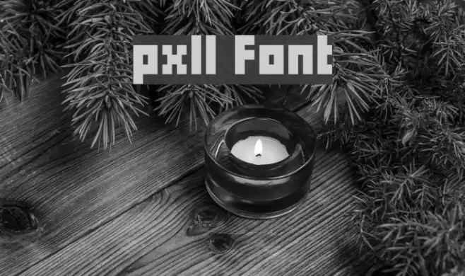 pxll Font examples