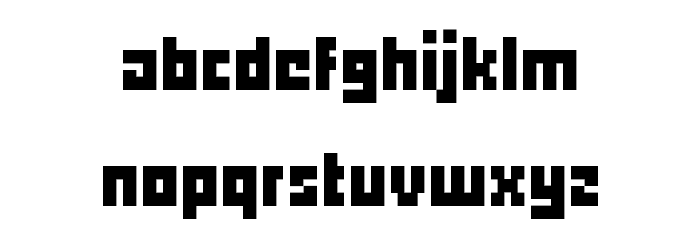 pxll Font LOWERCASE