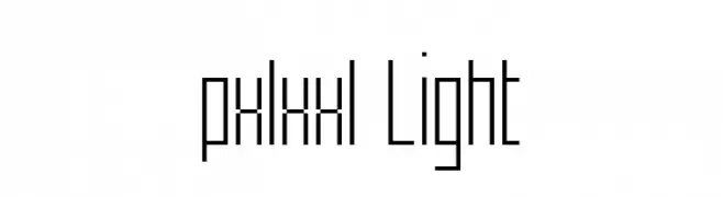 pxlxxl Light  baixar fontes gratis