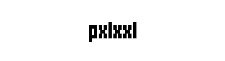 pxlxxl  Frei Schriftart Herunterladen