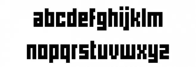 pxlxxl Font LOWERCASE