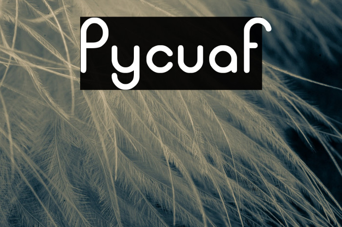 Pycuaf Font examples