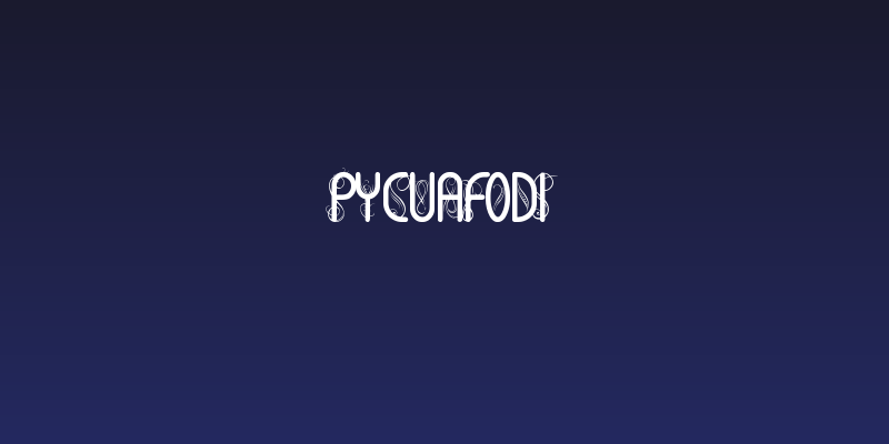 Pycuafodi Social Header