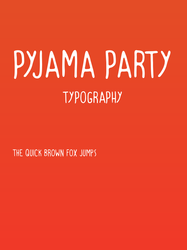 Pyjama Party Poster