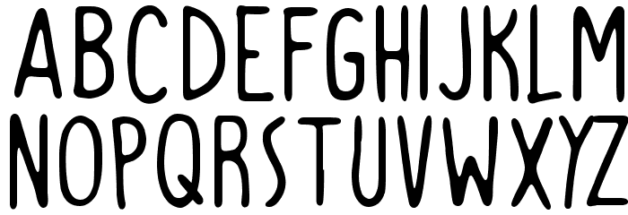 Pyjama Party Font LOWERCASE