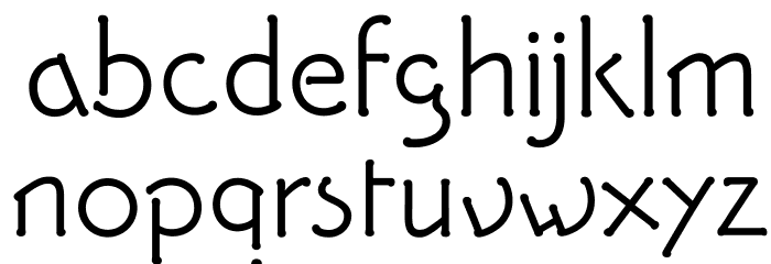PykesPeakZero Font LOWERCASE