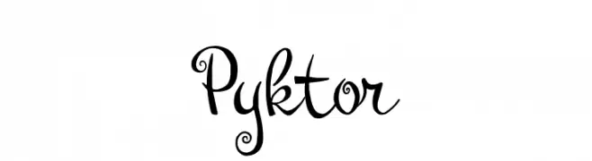Pyktor  Frei Schriftart Herunterladen