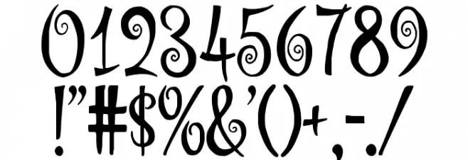 Pyktor Font OTHER CHARS