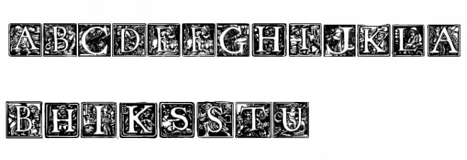 Pyle Initials Demo Fuentes MAYÚSCULAS