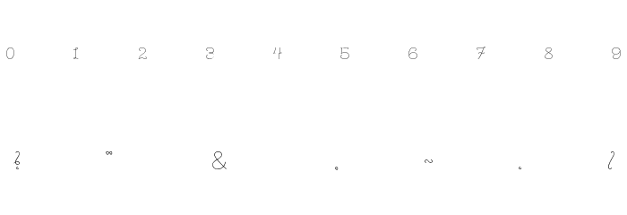 Pylon Wide Font OTHER CHARS