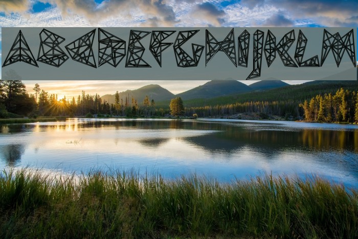 Pylon Font examples