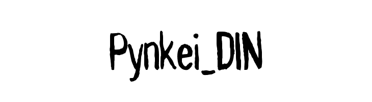 Pynkei_DIN Font