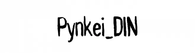 Pynkei_DIN  baixar fontes gratis