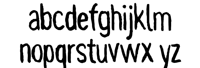 Pynkei_DIN Font LOWERCASE