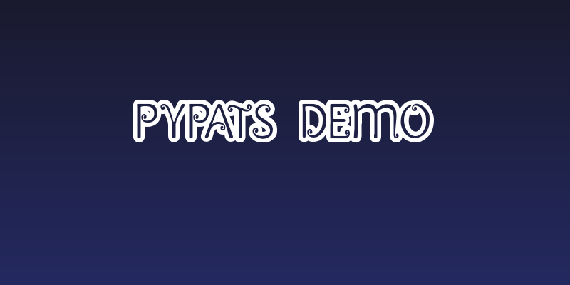 Pypats Demo Social Header