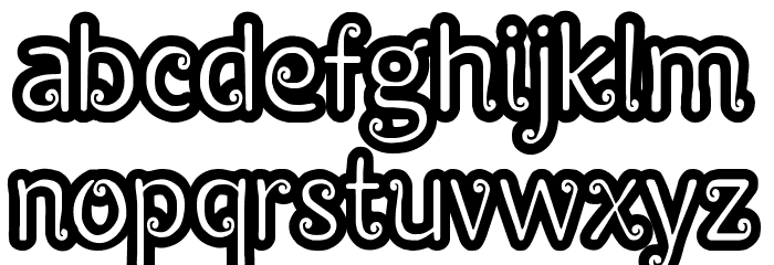 Pypats Demo Font LOWERCASE