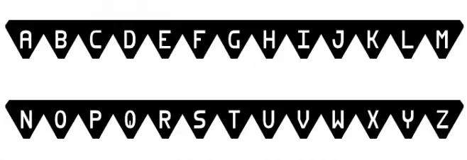 Pyrabet 字体 小写