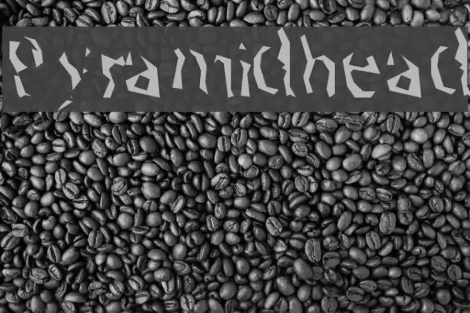 Pyramidhead Font examples