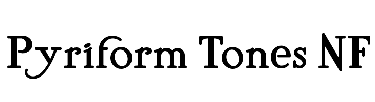 Pyriform Tones NF Font
