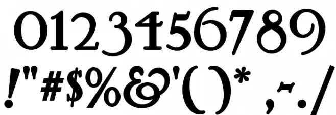 Pyriform Tones NF Font OTHER CHARS