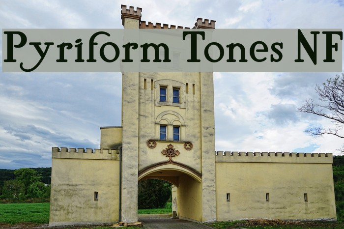 Pyriform Tones NF Font examples