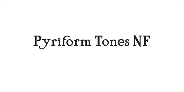 Pyriform Tones NF Logo