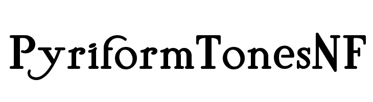 PyriformTonesNF  フリーフォントのダウンロード