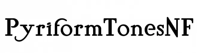 PyriformTonesNF  नि: शुल्क फ़ॉन्ट्स डाउनलोड