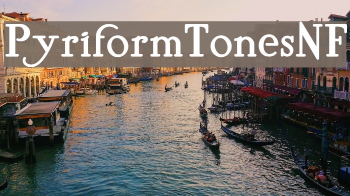 PyriformTonesNF Font examples