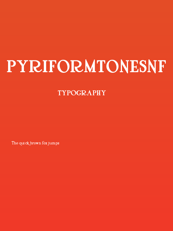 PyriformTonesNF Poster