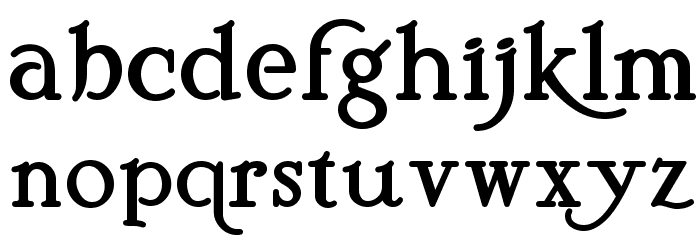 PyriformTonesNF Font LOWERCASE
