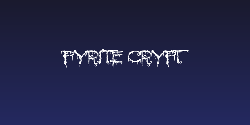 Pyrite Crypt Social Header