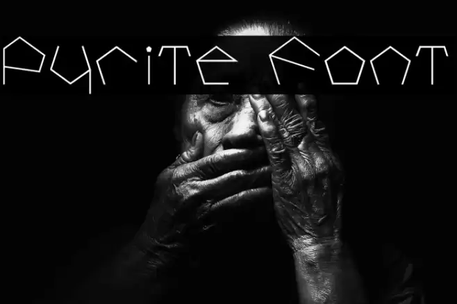 Pyrite Font Font examples