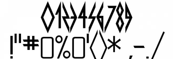 Pyrite-Regular Font OTHER CHARS