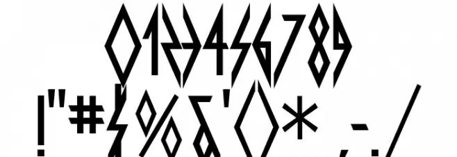 Pyrite-Regular Font OTHER CHARS