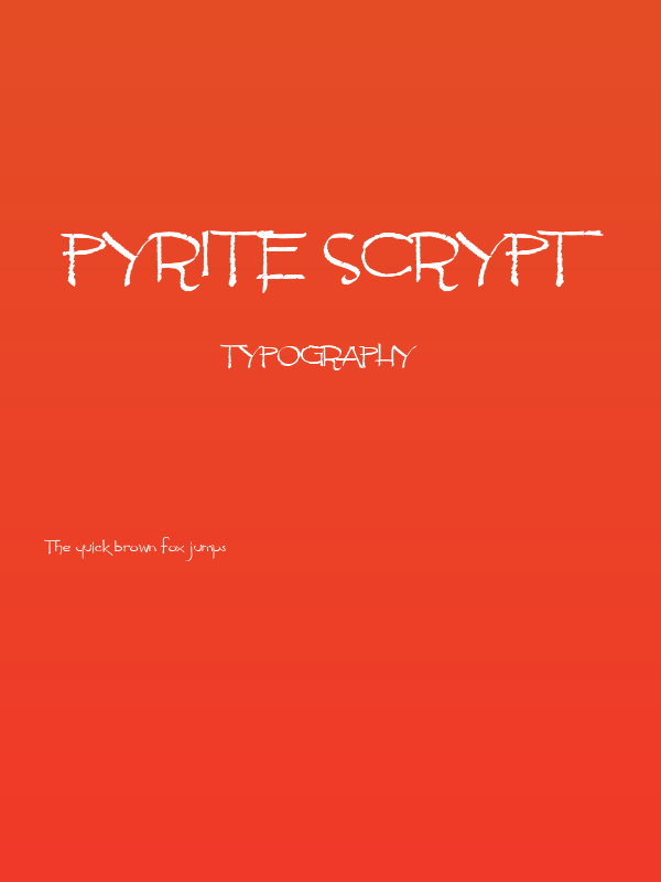 Pyrite Scrypt Poster