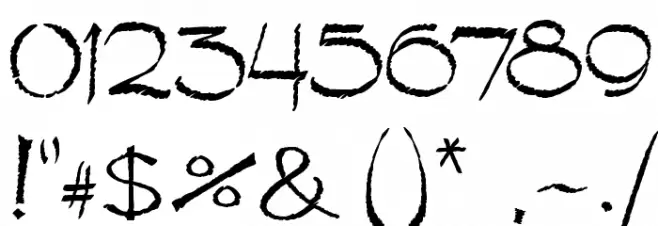 PyriteScrypt Font OTHER CHARS