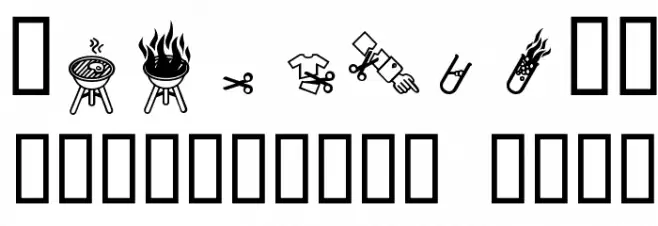 Pyrobats Font OTHER CHARS