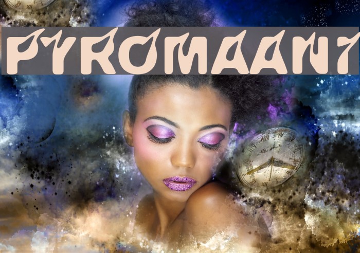 Pyromaani Font examples