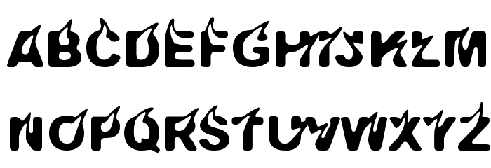 Pyromaani Font LOWERCASE