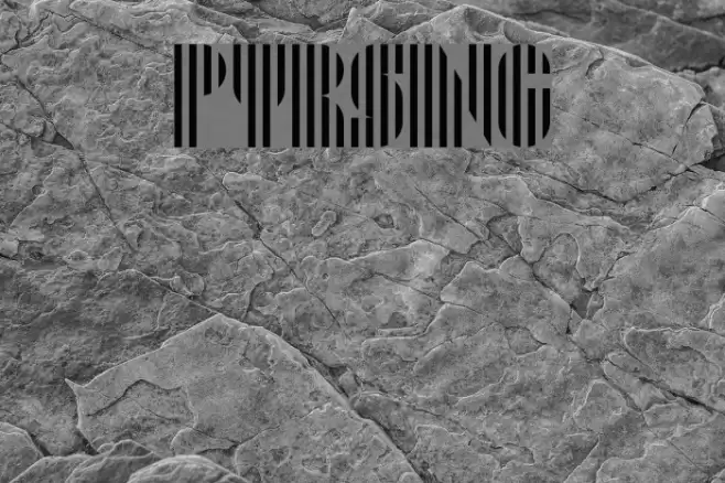 Pyrsing Font examples