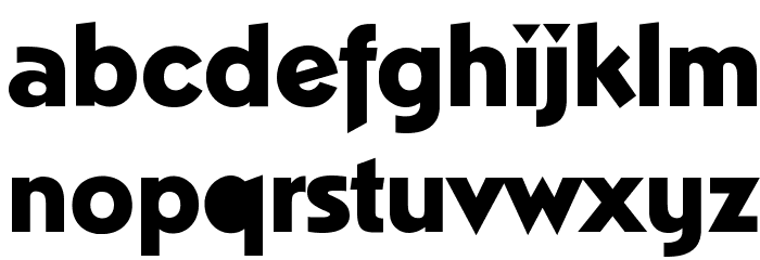 Pythagoras Regular Font LOWERCASE