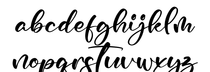 Pyttons Font LOWERCASE