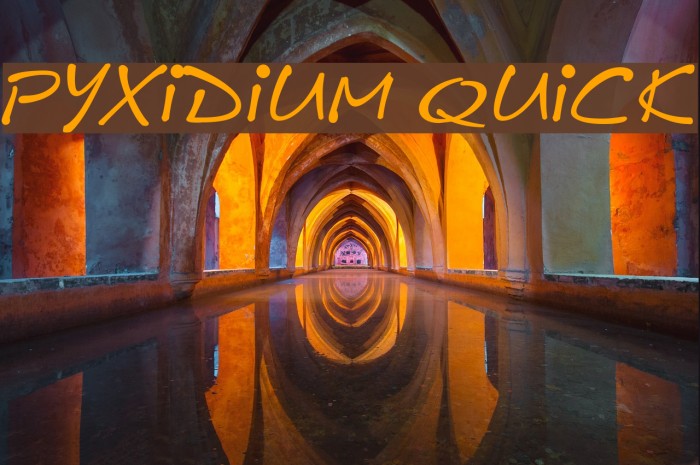 Pyxidium Quick Font examples