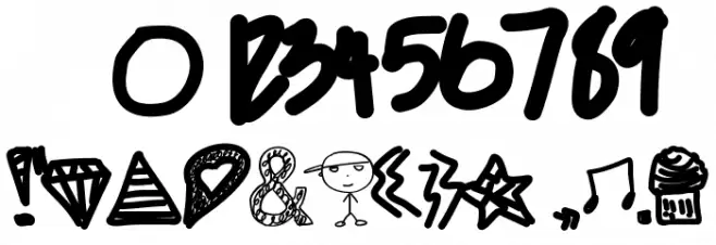 pyramids Font OTHER CHARS