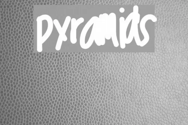 pyramids Font examples