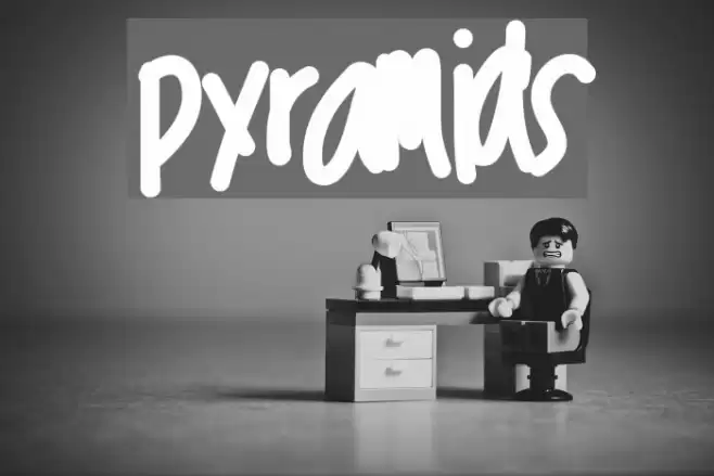 pyramids Font examples