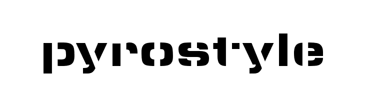 pyrostyle  font caratteri gratis