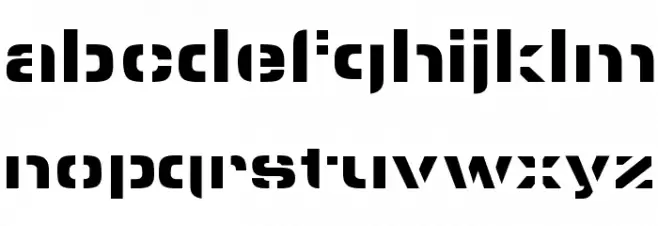 pyrostyle Font LOWERCASE